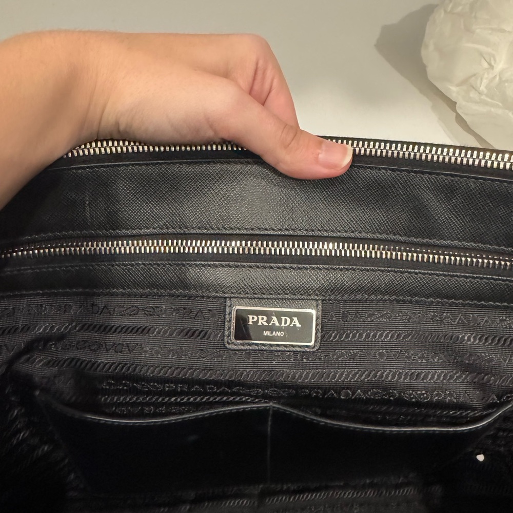 Prada Black Leather Tote Bag - Picture 15 of 15